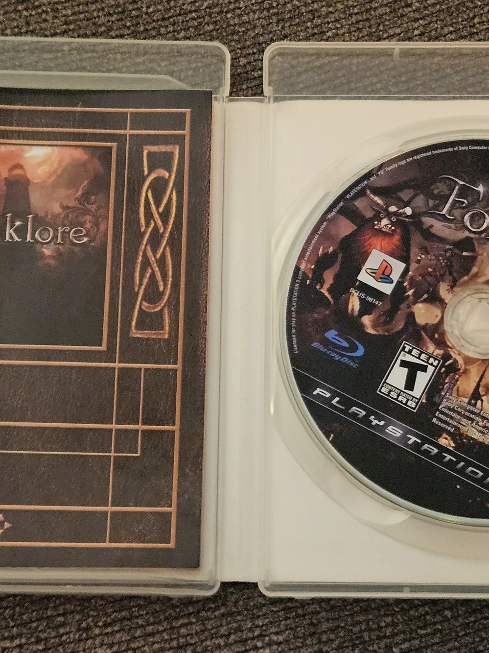 Folklore Sony PlayStation 3 PS3 2007 Video Game Complete Vintage Retro RARE!